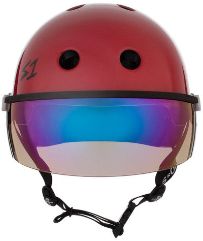 S1 Lifer Visor Helmet - Gen 2 - Blood Red Matte