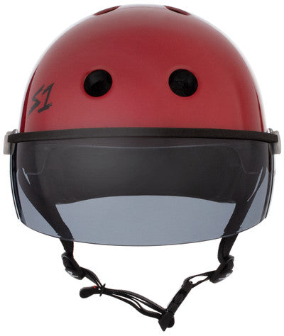 S1 Lifer Visor Helmet - Gen 2 - Blood Red Matte