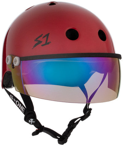 S1 Lifer Visor Helmet - Gen 2 - Blood Red Matte