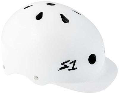 S1 Lifer Brim Helmet  -White Gloss