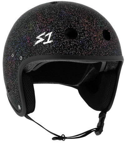 S1 Retro Lifer E-Helmet  - Black Gloss Glitter