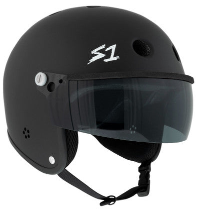 S1 Retro Lifer E-Helmet  - Black Matte