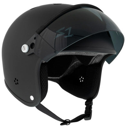 S1 Retro Lifer E-Helmet - Black Matte