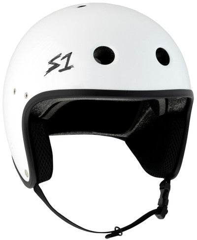 S1 Retro Lifer E-Helmet  - White Gloss