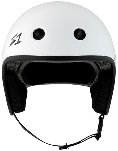 S1 Retro Lifer E-Helmet  - White Gloss
