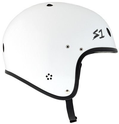 S1 Retro Lifer E-Helmet  - White Gloss