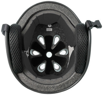 S1 Retro Lifer E-Helmet  - BLACK MATTE W/ CHECKERS