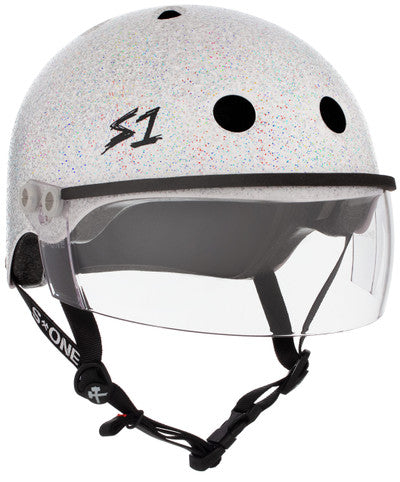 S1 Lifer Visor Helmet - Gen 2 - White Gloss Glitter