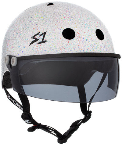 S1 Lifer Visor Helmet - Gen 2 - White Gloss Glitter