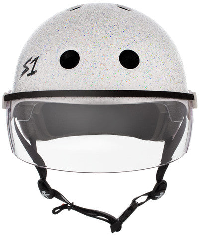 S1 Lifer Visor Helmet - Gen 2 - White Gloss Glitter