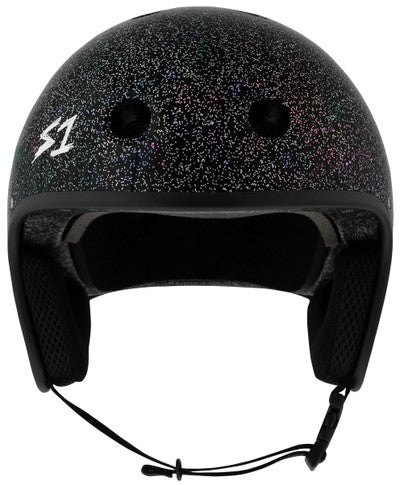 S1 Retro Lifer E-Helmet  - Black Gloss Glitter